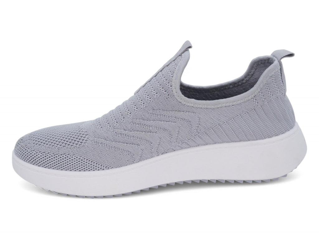 Women`s Gray High Rise Slip On Sneaker