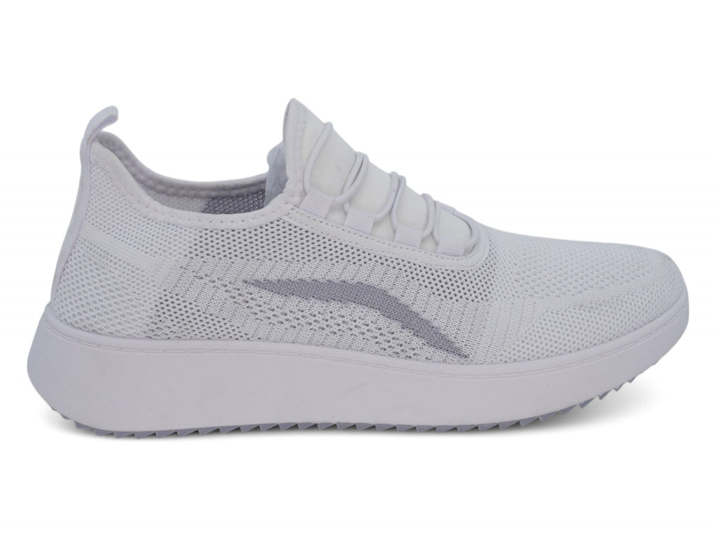 Women`s White Bungee Sneaker