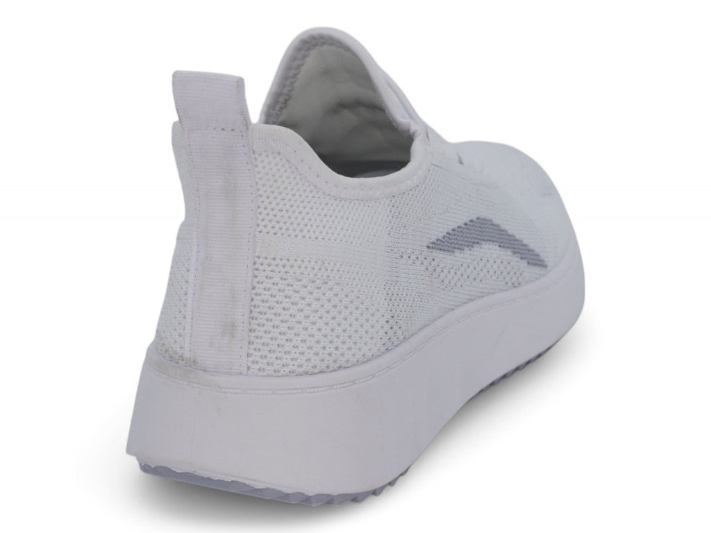Women`s White Bungee Sneaker