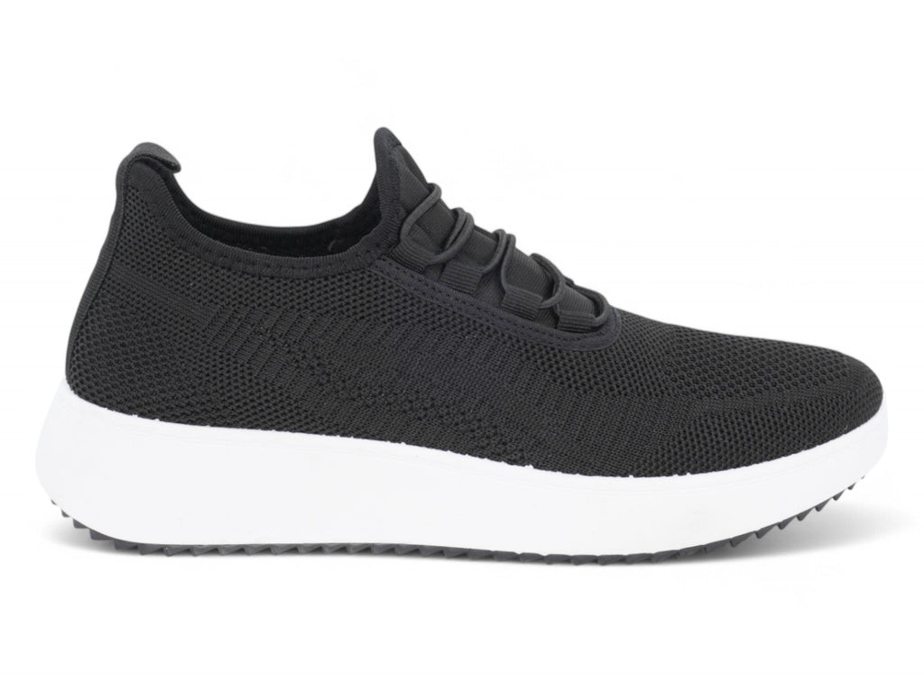 Women`s Black Bungee Sneaker