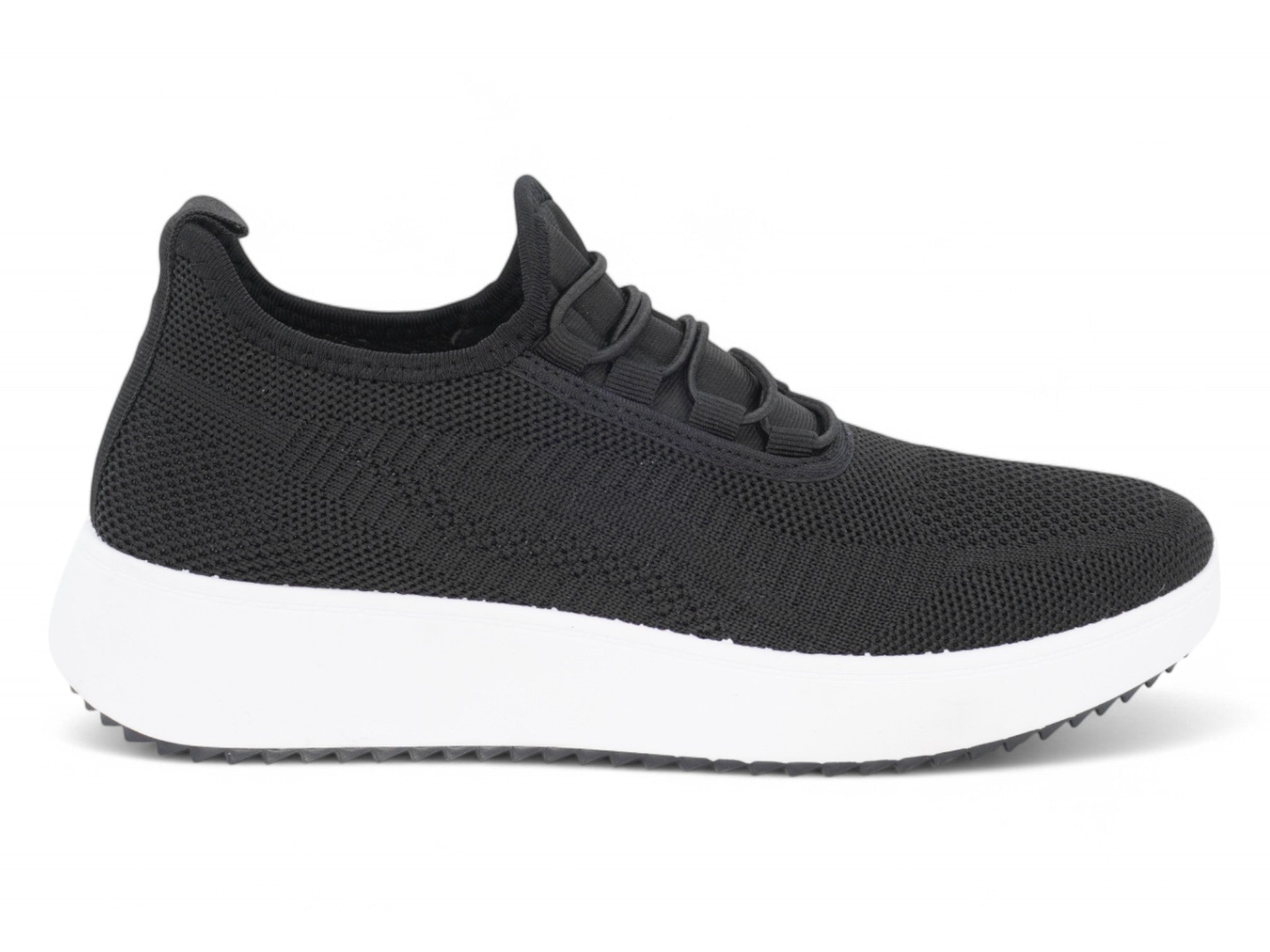 Women`s Black Bungee Sneaker