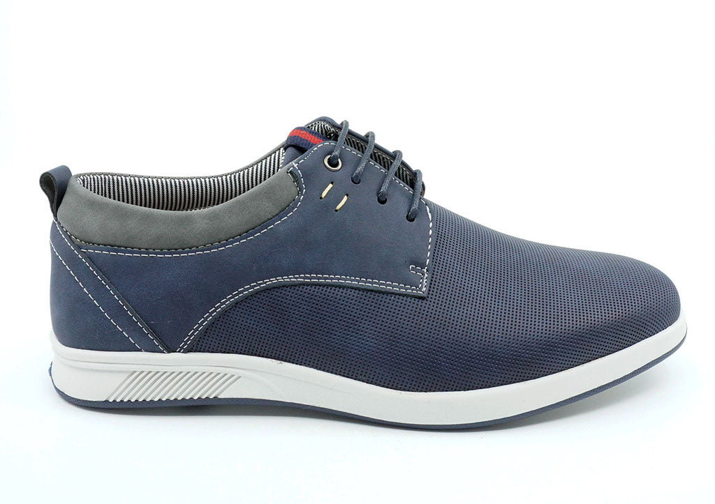 Men`s Navy Casual Oxford Shoe
