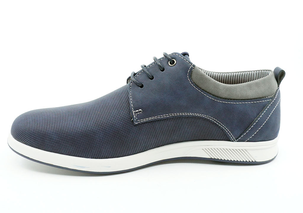 Men`s Navy Casual Oxford Shoe