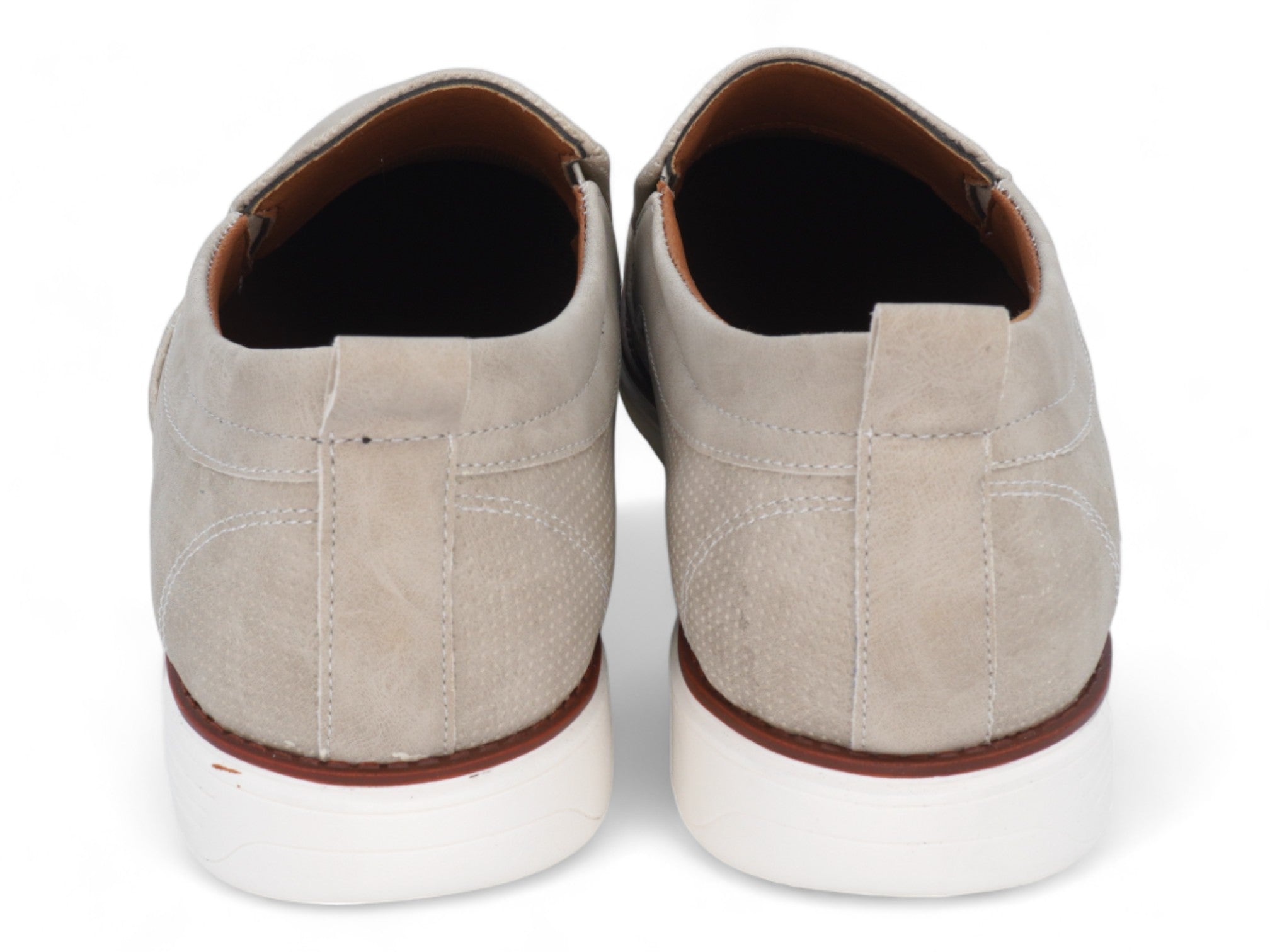 Men`s Beige Casual Slip-On