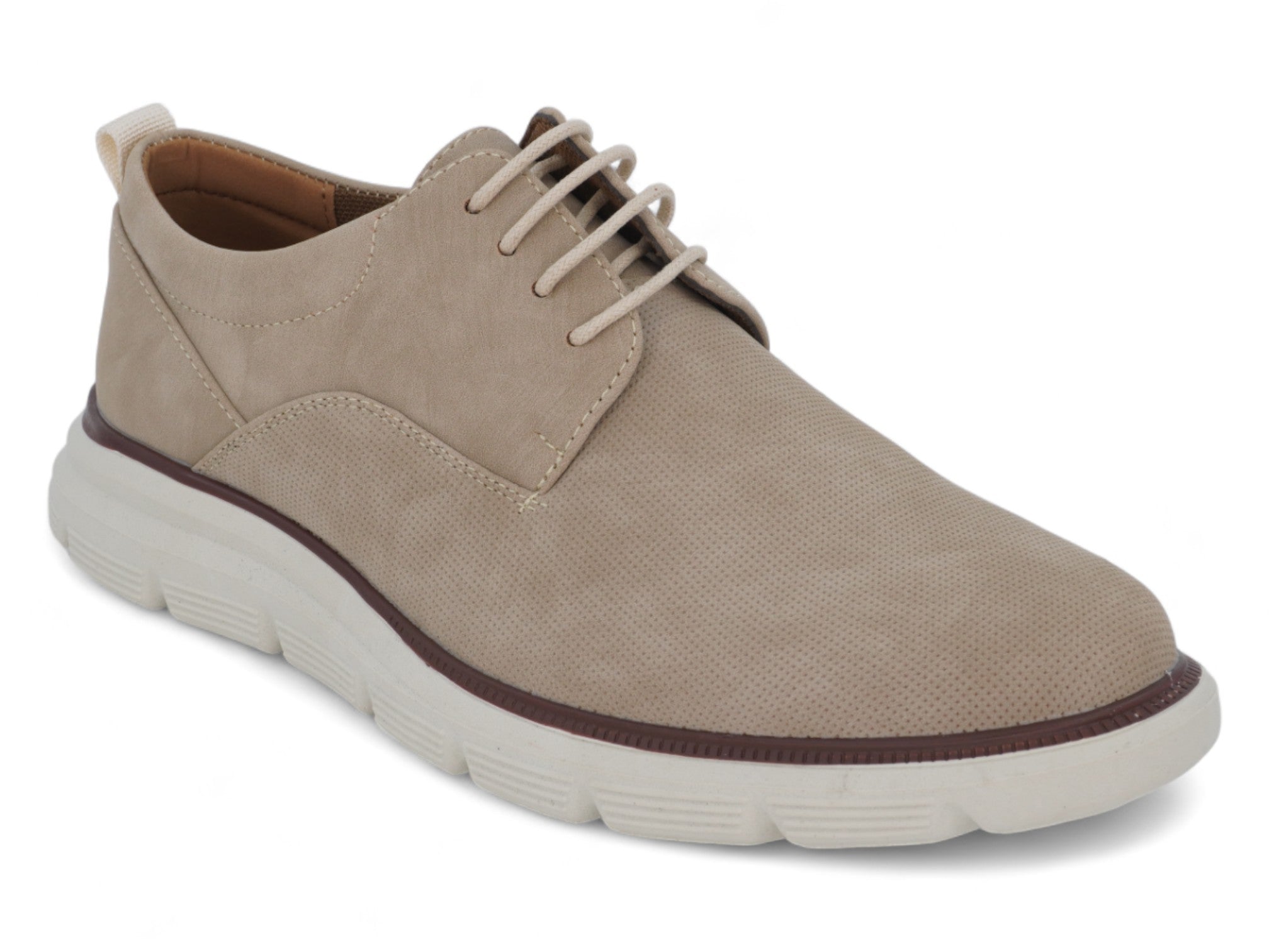 Men`s Beige Sporty Oxford
