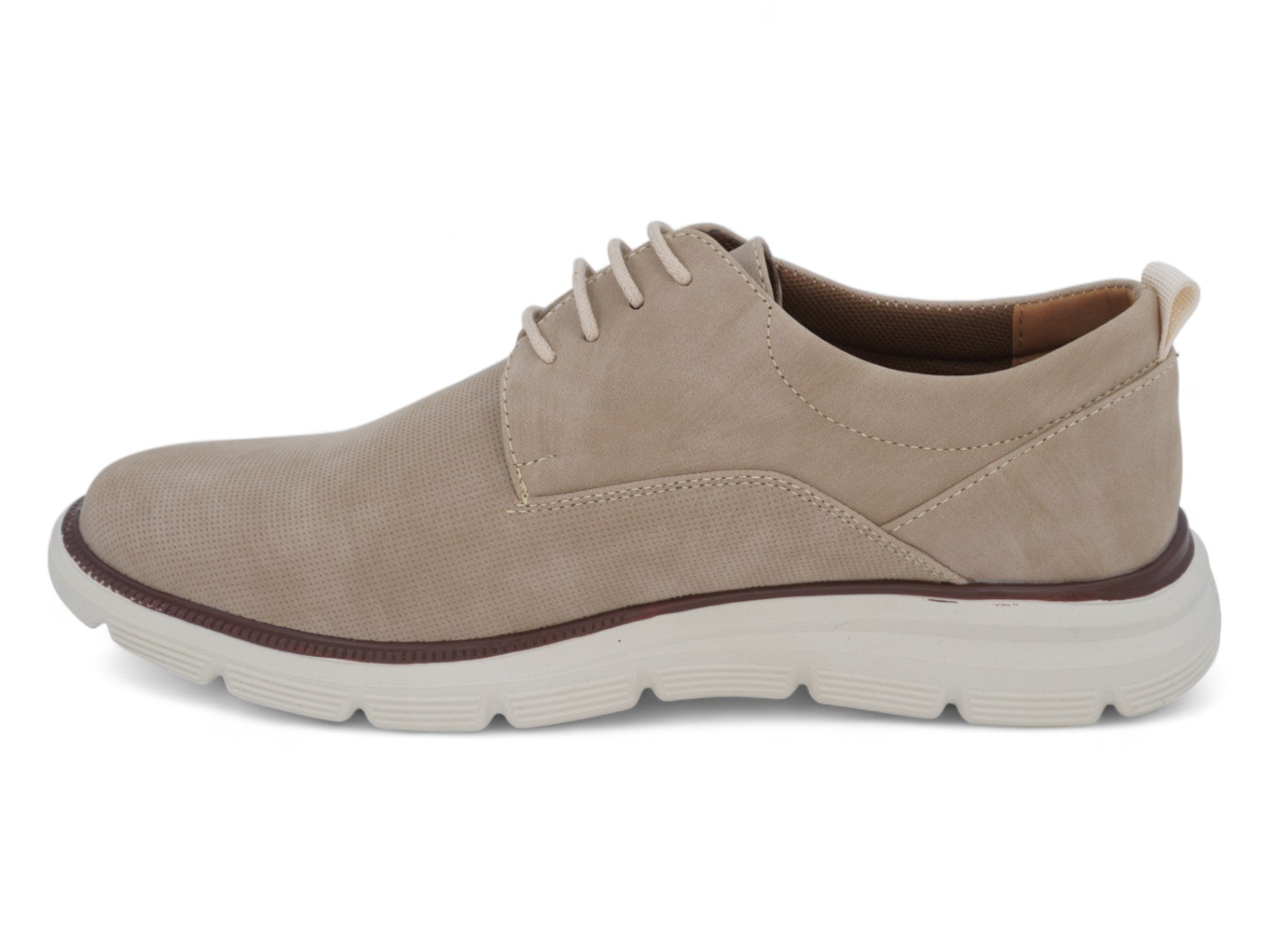 Men`s Beige Sporty Oxford