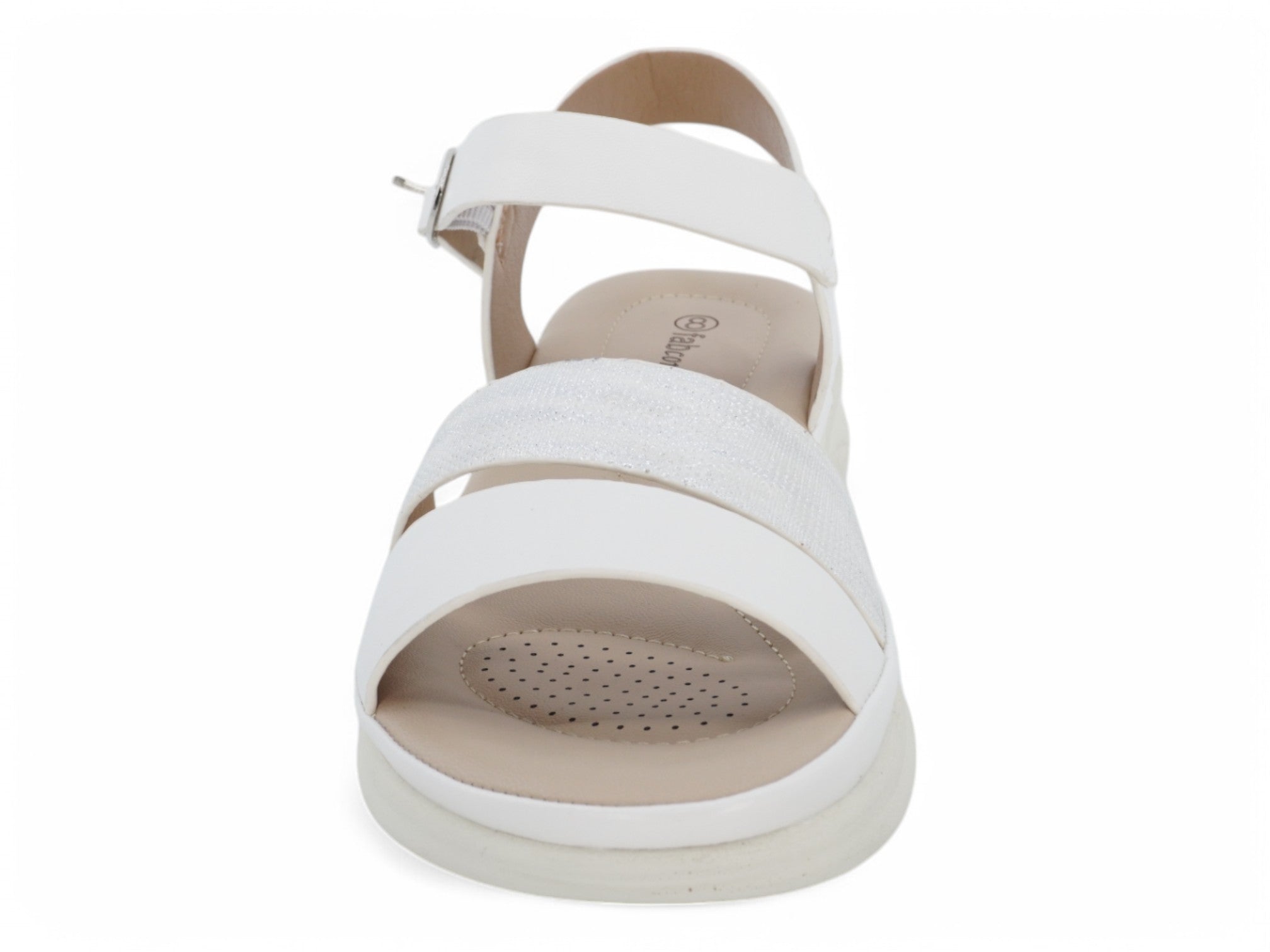 Women`s White Dania Comfort Sandal