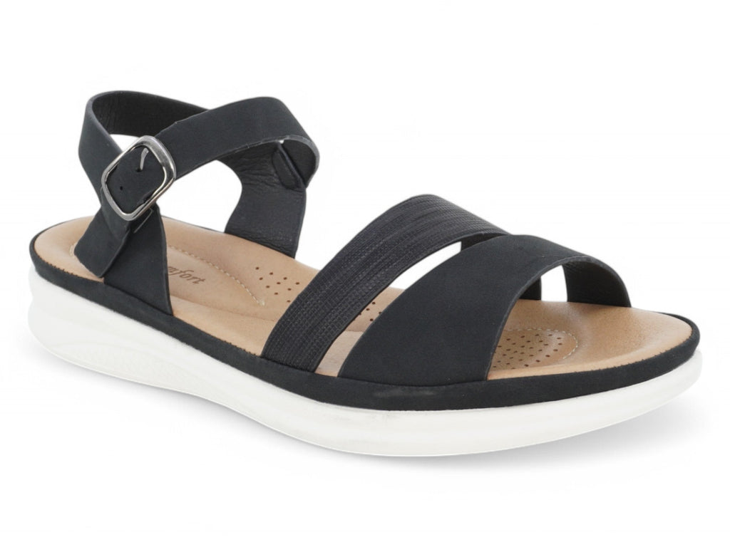 Women`s Black Dania Comfort Sandal