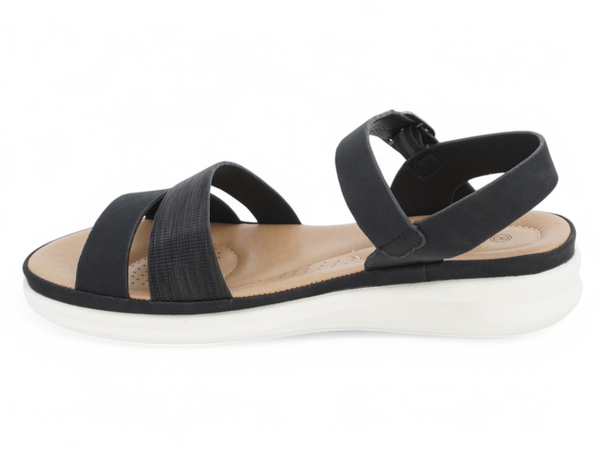 Women`s Black Dania Comfort Sandal