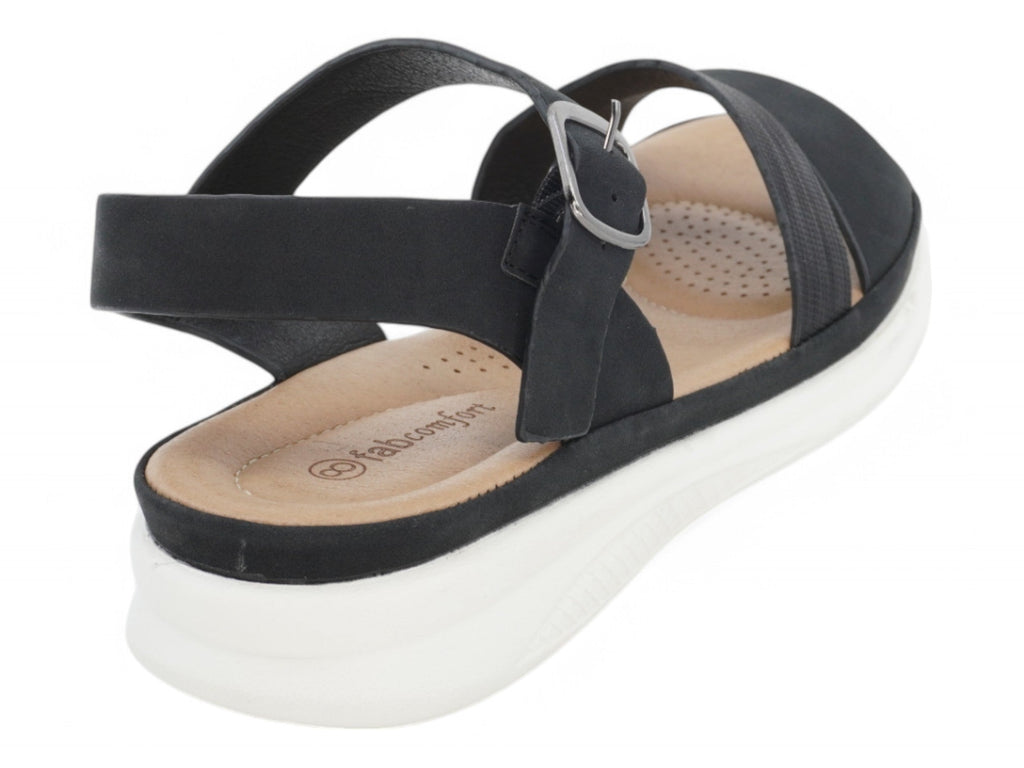 Women`s Black Dania Comfort Sandal