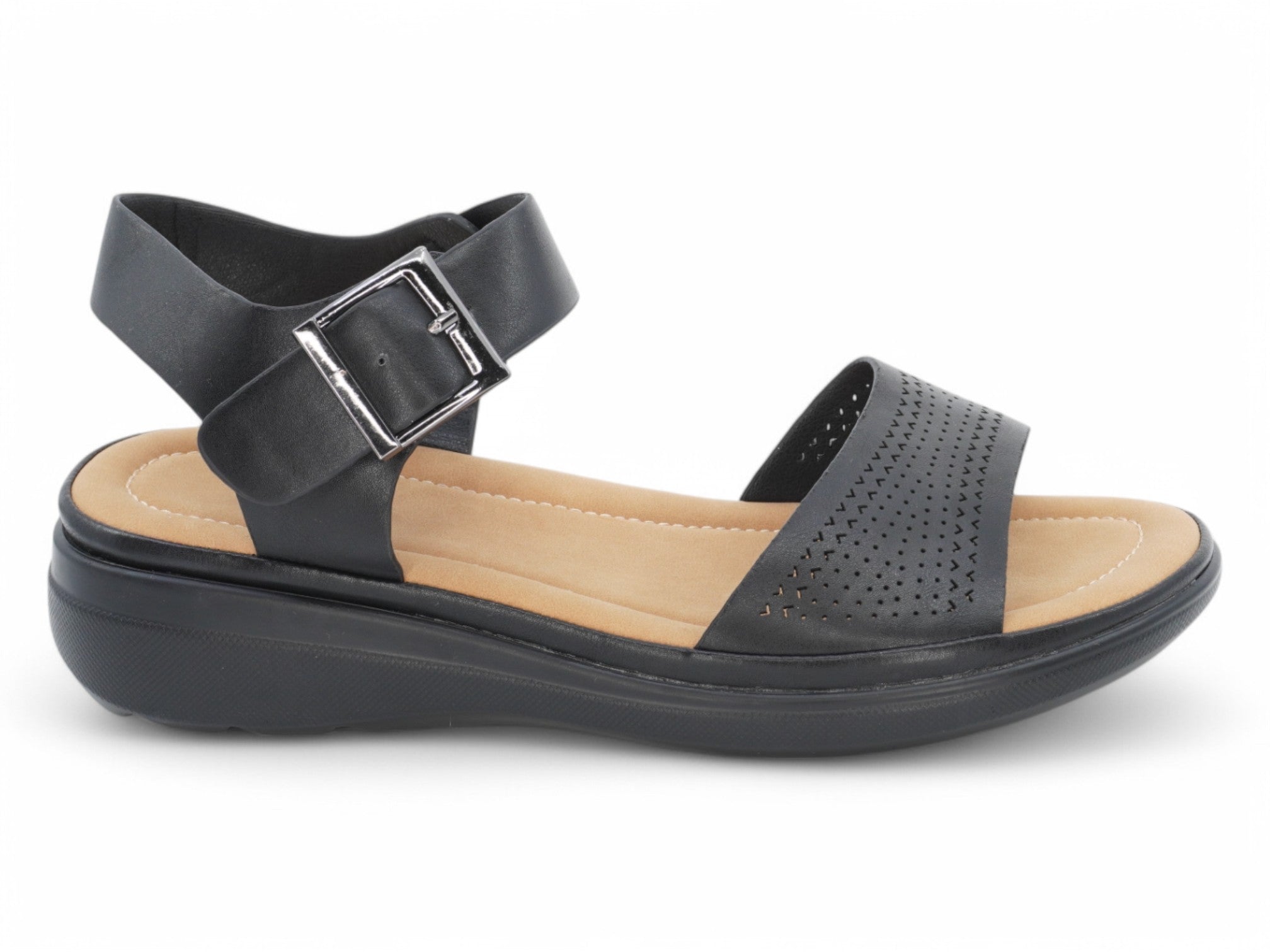 Women`s Black Tilly Comfort Sandal