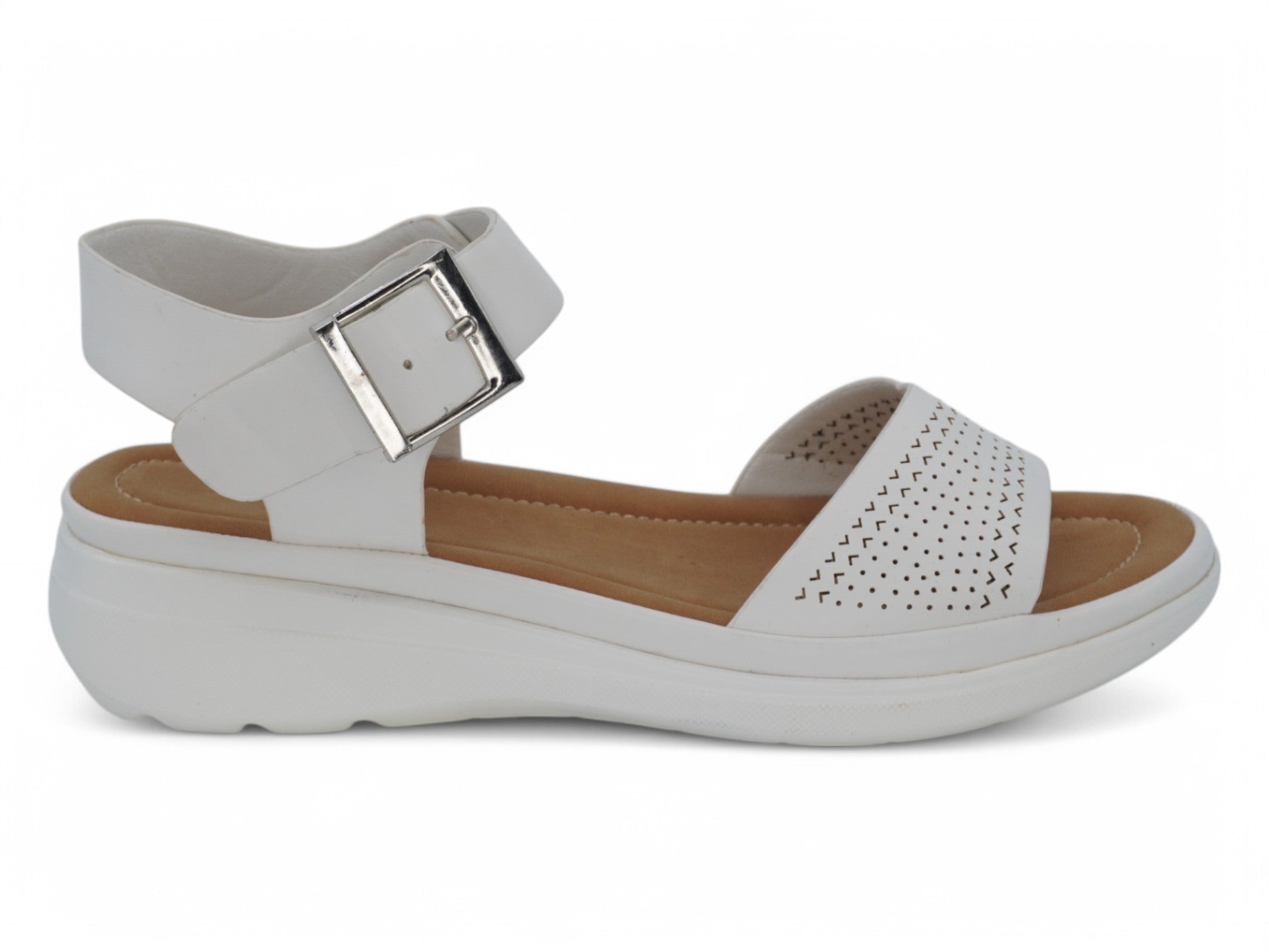 Women`s White Tilly Comfort Sandal