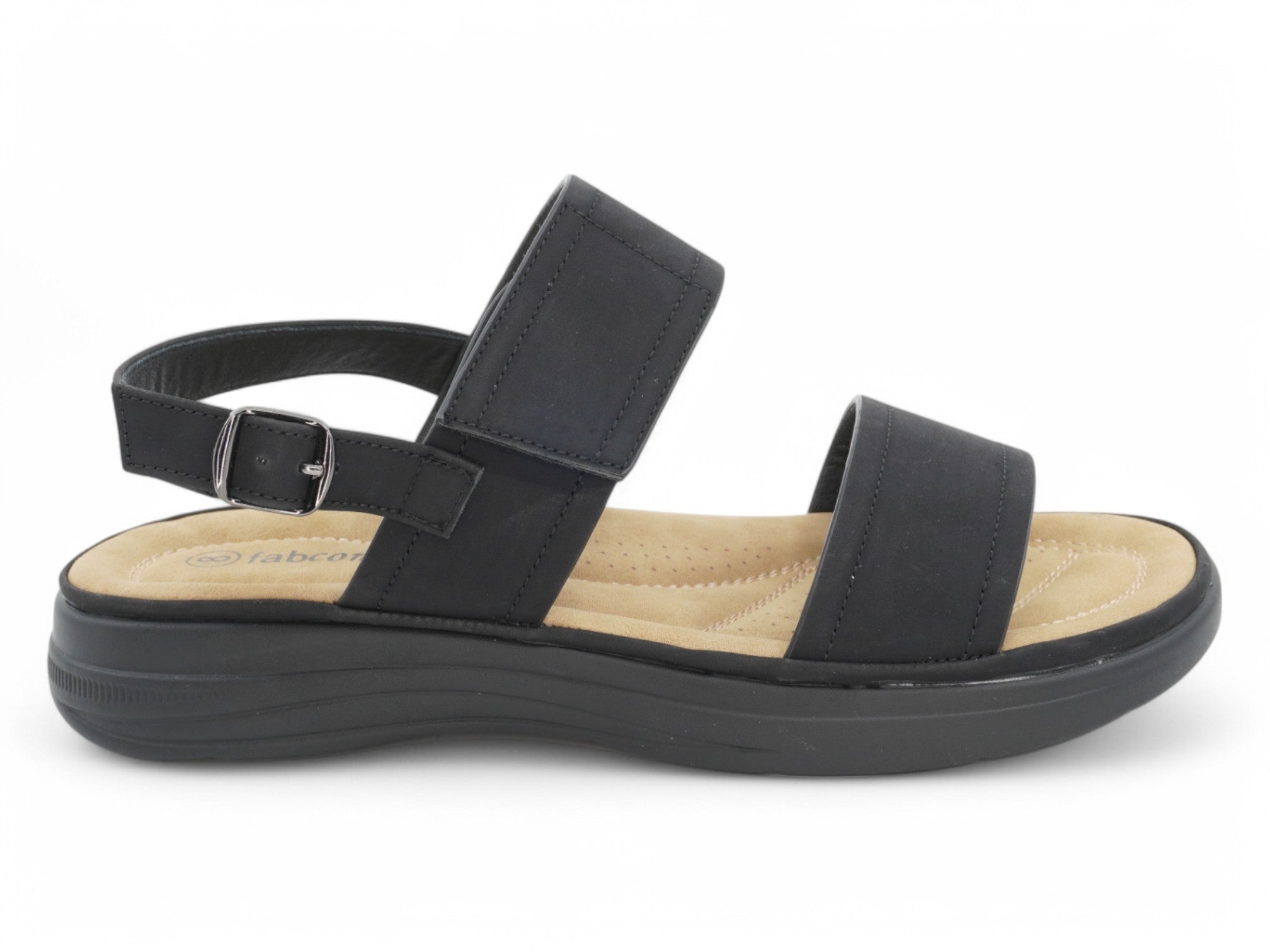 Women`s Black Caroline Comfort Sandal