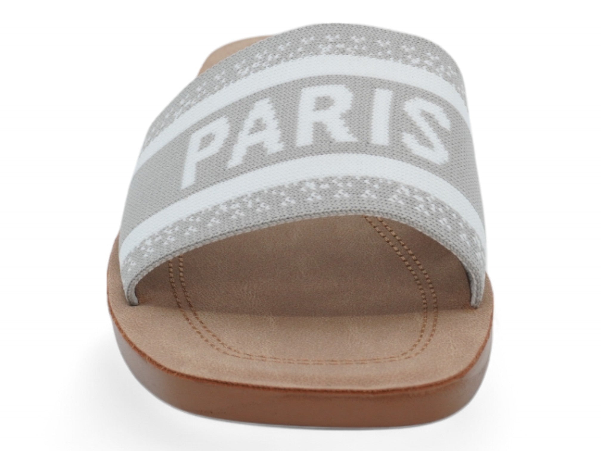 Women` Gray Paris Elastic Sandal