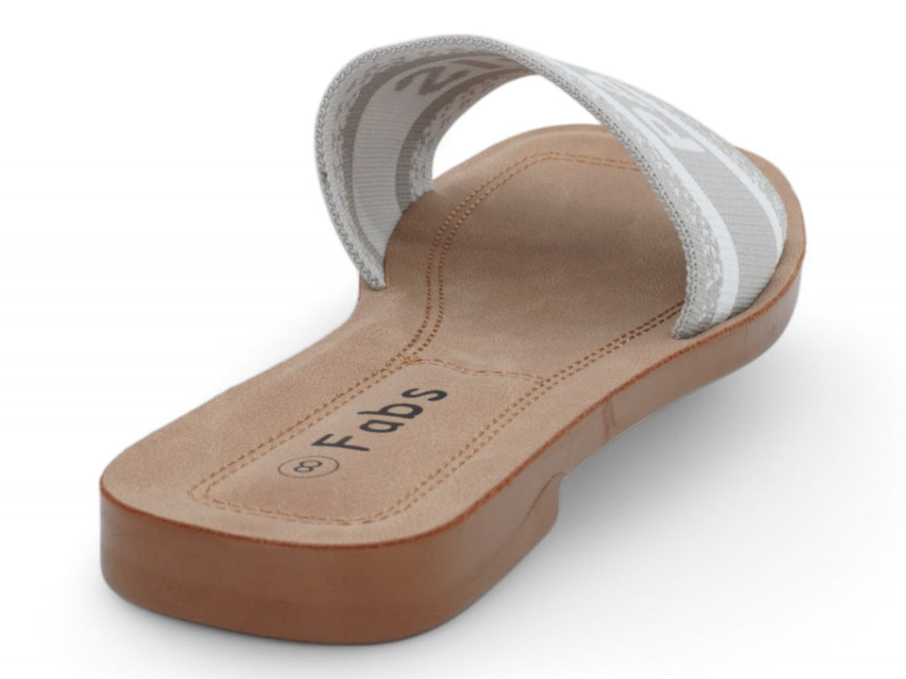 Women` Gray Paris Elastic Sandal
