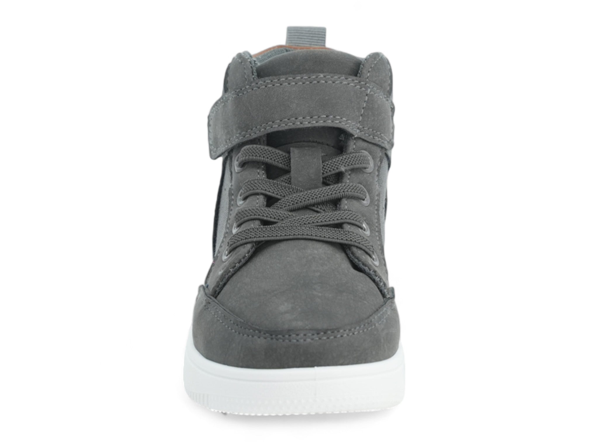Boys` Gray & Tan High Top Sneaker