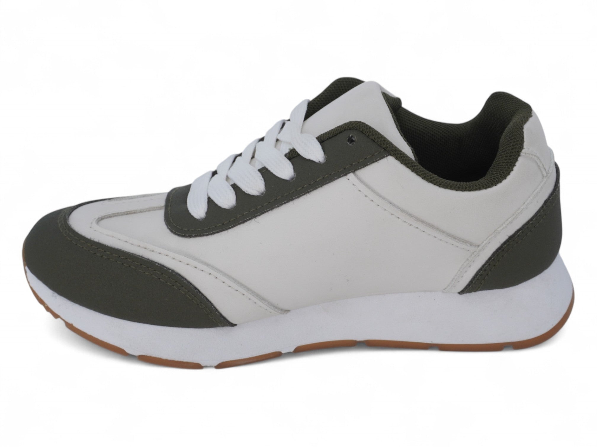 Boys` Blue & Green Faux Suede Sneaker